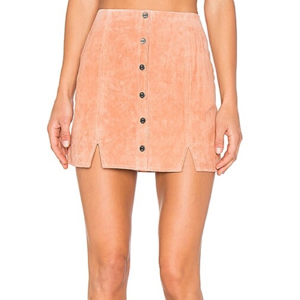 NWT Obey Suede Skirt size 26